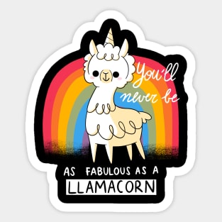 Fabulous Llamacorn Sticker